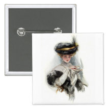Afternoon Tea Lady Pin