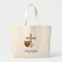 Agape Love Christian gifts Canvas Bags