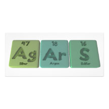 Agars-Ag-Ar-S-Silver-Argon-Sulphur Rack Cards