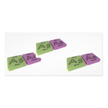 Agas as Ag Silver and As Arsenic Rack Card Template