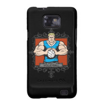 Aggressive Men's Volleyball Samsung Galaxy SII Case