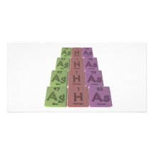 Aghas-Ag-H-As-Silver-Hydrogen-Arsenic Custom Photo Card