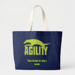 Agility Stylised Design in Green Tote Bag