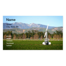 Agricultural Wind Machine Business Card