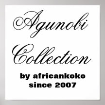 AgunobiCollection, by africankoko Posters