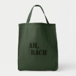 Ah Bach Tote Bags