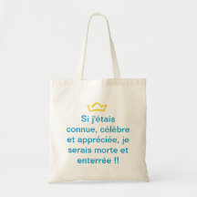 Ah ! Si j'étais... Sac En Toile