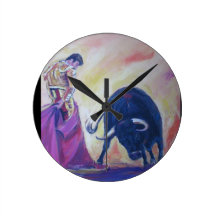 Ah Spain! Wall Clock