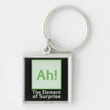 Ah! The element of surprise Key Chains