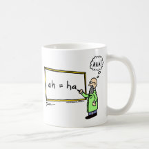 Aha! Cartoon Mug
