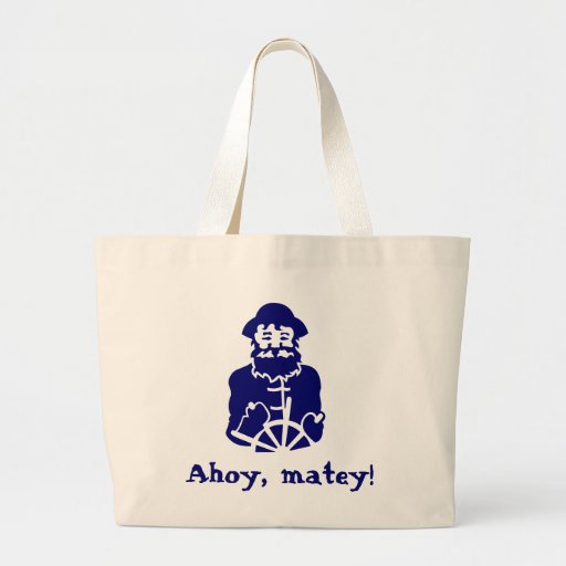 Ahoy, matey! tote bag