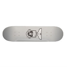 AHP Crest - B&W Skate Deck