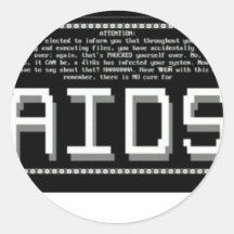 Aids_computer_virus_payload Stickers