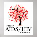 AIDS/HIV Tree Posters