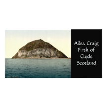 Ailsa Craig, Firth of Clyde, Scotland Personalized Photo Card