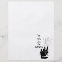 Aim High. Use the Curtains. Personalized Flyer