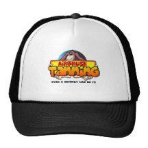 Airbrush Tanning - even a monkey can do it Mesh Hat
