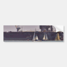 Aircraft Carriers Boats Ships Bumper Sticker