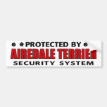 Airedale Terrier Security Bumper Stickers