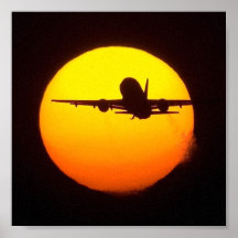 AIRLINE SUN POSTER