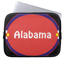 Alabama oval laptop sleeves