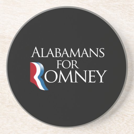 Alabamans for Romney -.png Drink Coaster