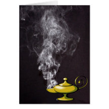 Aladdin's Lamp Greeting Card