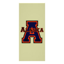 Alaska 'A' Orange Personalized Rack Card