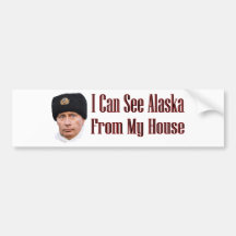 Alaska from my house bumper stickers
