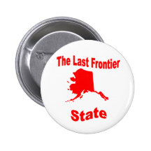 Alaska: The Last Frontier State Pinback Button