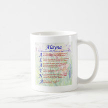 Alayna Acrositc Coffee Mugs