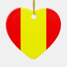 Alba Iulia(Historical), religious flag Christmas Tree Ornament