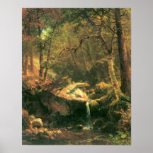 Albert Bierstadt-The Mountain Poster