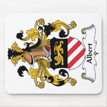 Albert Family Crest Mouse Pads