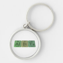 Albite-Al-Bi-Te-Aluminium-Bismuth-Tellurium Key Chain
