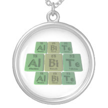 Albite-Al-Bi-Te-Aluminium-Bismuth-Tellurium Necklace