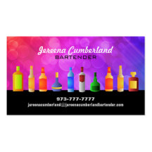 Alcohol Business Cards