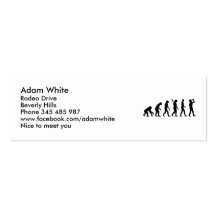 Alcohol drinking evolution business card template