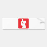 alcohol league icon bumper sticker