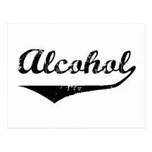 Alcohol Postcard