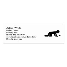 Alcohol puke drunk business card