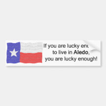 Aledo Lucky Bumper Sticker