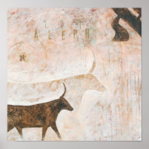 ALEPH 100x100 cm Poster