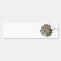 Alert Cheetah Bumper Stickers