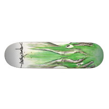 Alex Pardee "Toxic Lazyface" Skate Board Deck