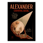 Alexander sees your life from the cradle greeting cards