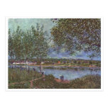 Alfred Sisley Weg der alten Fähre in By 1880 Post Card