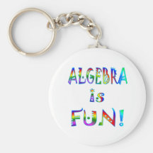 Algebra is Fun Key Chain