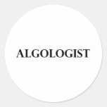 Algologist Round Sticker