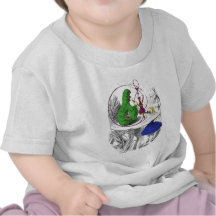 Alice and the Caterpillar T-shirts